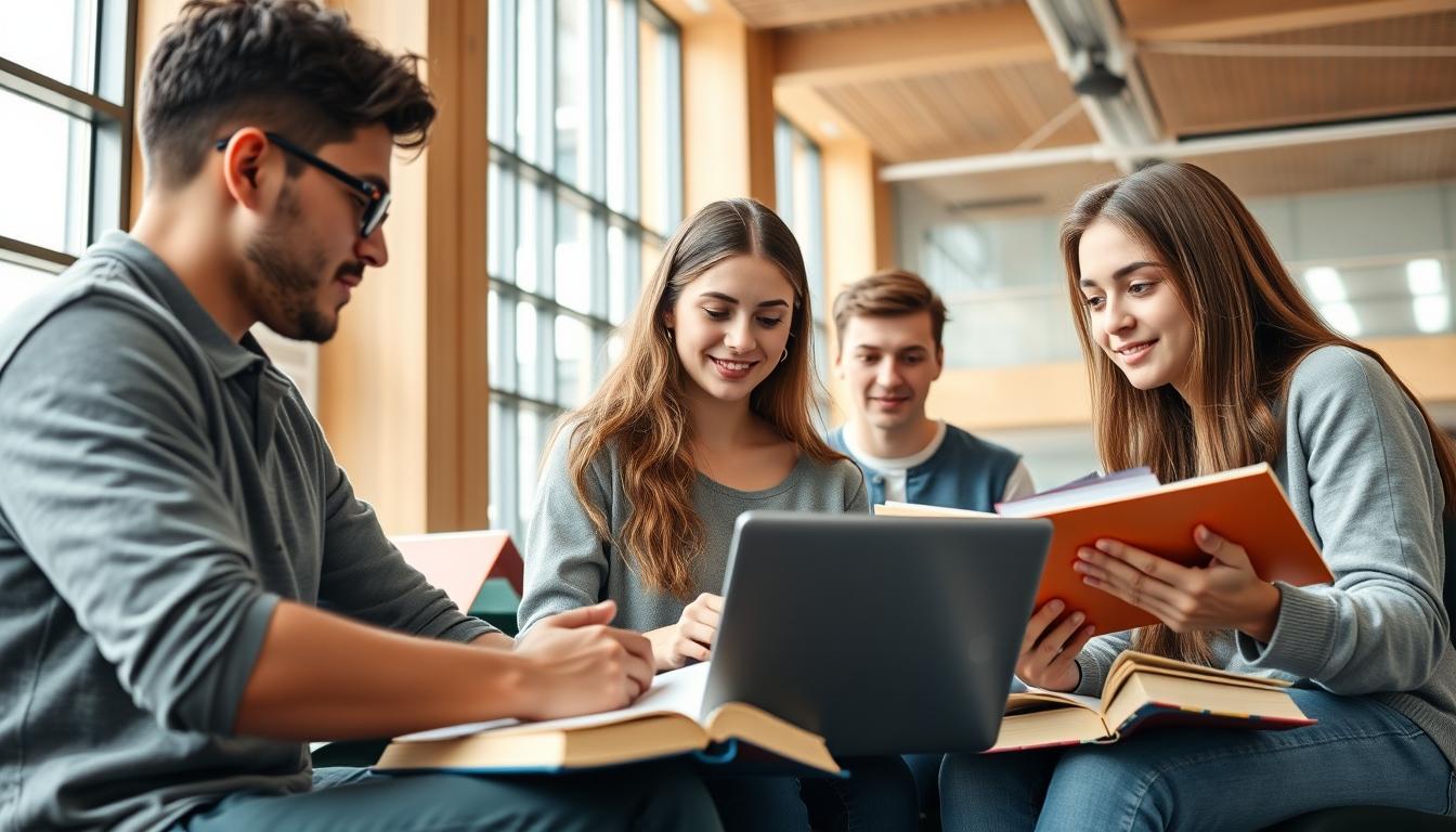 Digital learning platform with online study materials